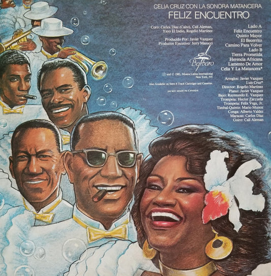 Celia Cruz Con La Sonora Matancera : Feliz Encuentro (LP, Album)