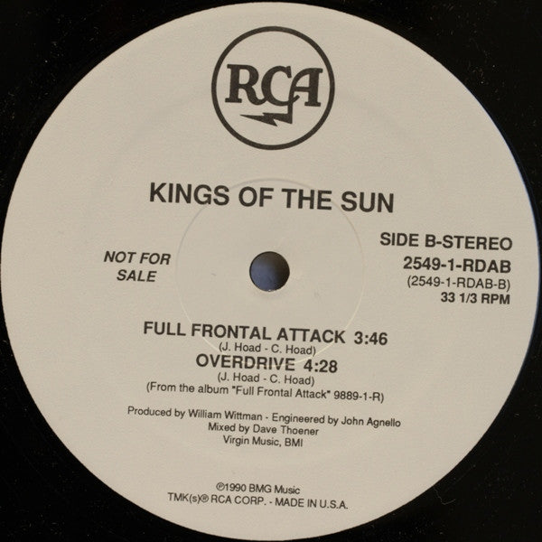 Kings Of The Sun : Drop The Gun (12", Maxi, Promo)