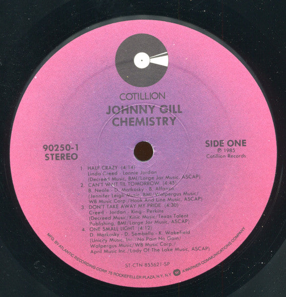 Johnny Gill : Chemistry (LP, Album)