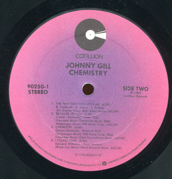 Johnny Gill : Chemistry (LP, Album)