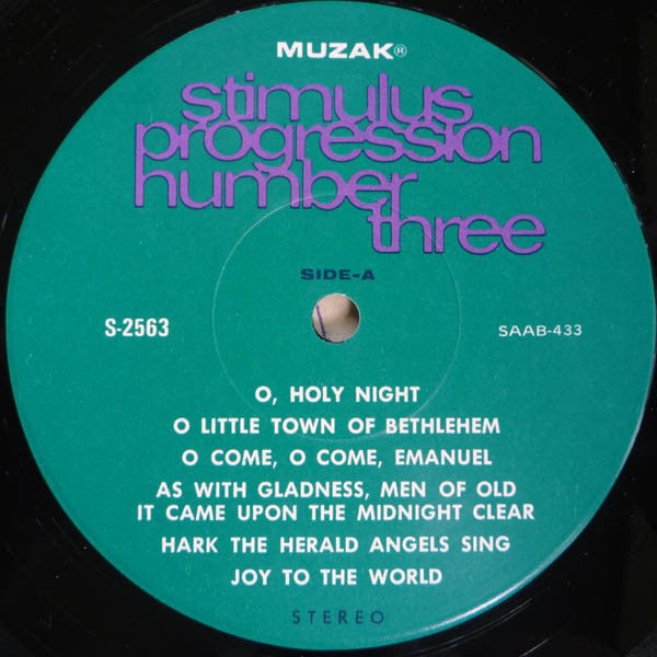 Unknown Artist : Stimulus Progression Number Three - Christmas (LP, Album)