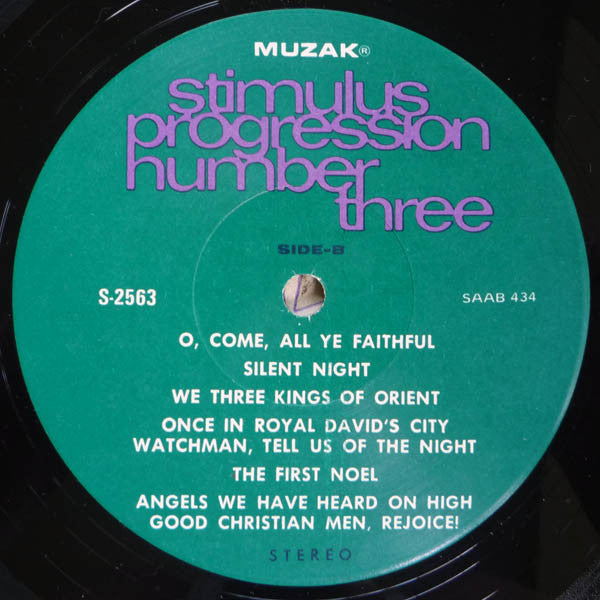 Unknown Artist : Stimulus Progression Number Three - Christmas (LP, Album)
