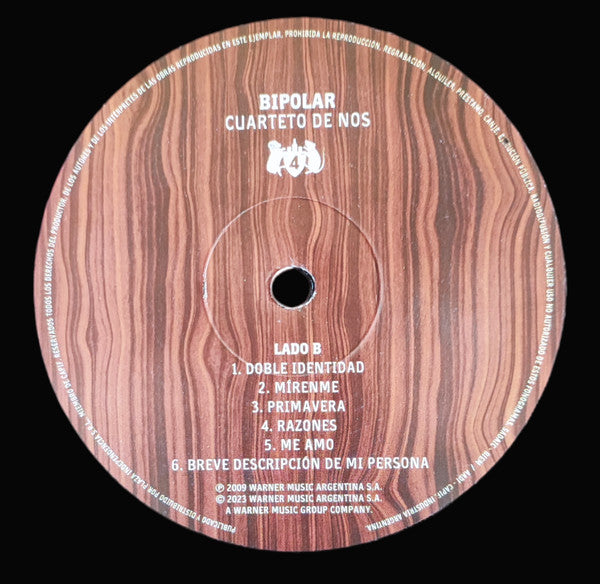 El Cuarteto De Nos : Bipolar (LP, Album)