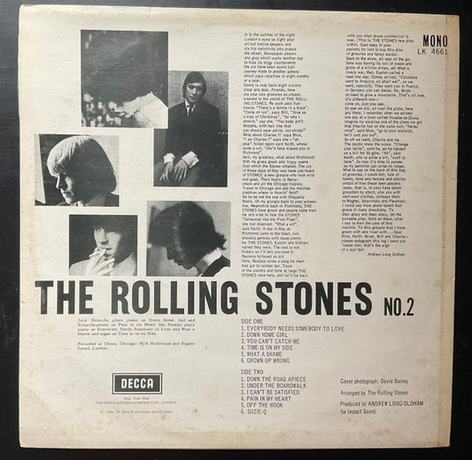 The Rolling Stones : The Rolling Stones No. 2 (LP, Album, Mono, RE)