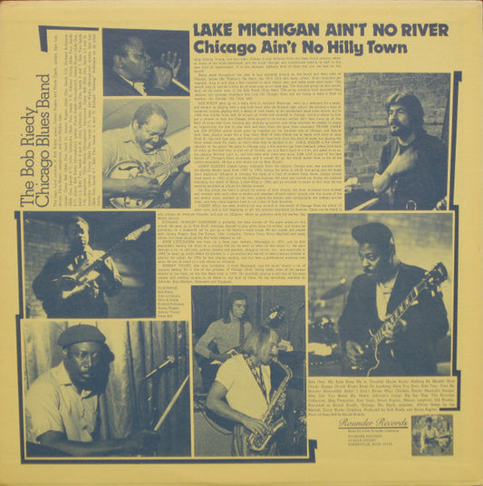 The Bob Riedy Chicago Blues Band : Lake Michigan Ain't No River (LP, Album)