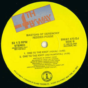 Masters Of Ceremony - Redder Posse vinyl record, 12" (Very Good Plus (VG+)) | Lulo Records