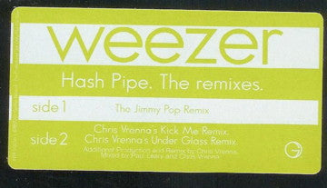 Weezer - Hash Pipe (The Remixes) vinyl record, 12" (Very Good Plus (VG+)) | Lulo Records
