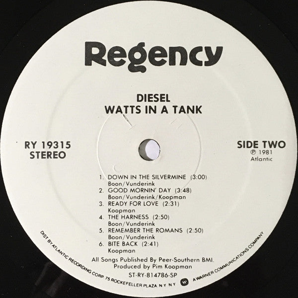 Diesel (5) : Watts In A Tank (LP, Album, SP )