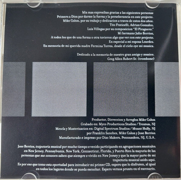 Jose Berrios Y Orquesta* : La Vida Es Dura (CD)