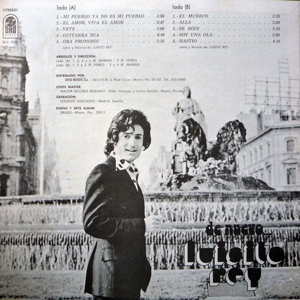 Luisito Rey : De Nuevo (LP, Album)