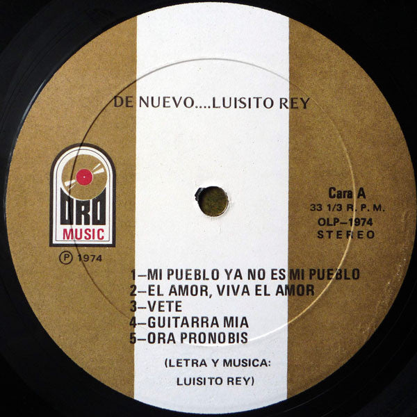 Luisito Rey : De Nuevo (LP, Album)