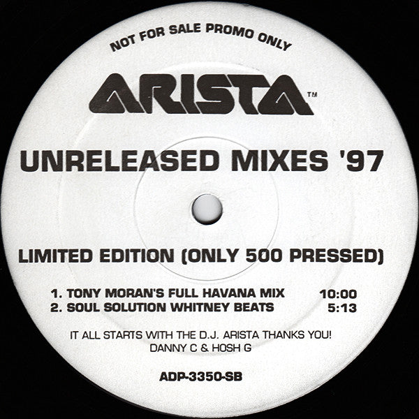 Various : Unreleased Mixes '97 (2x12", Ltd, Promo)