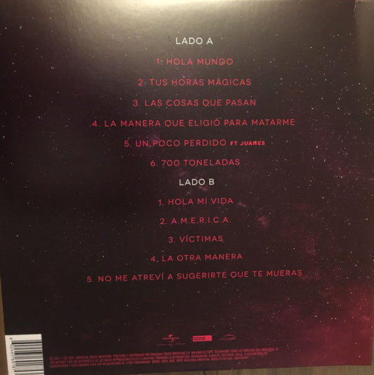 Tan Biónica : Hola Mundo (LP, Album, Ltd, RE, Gat)