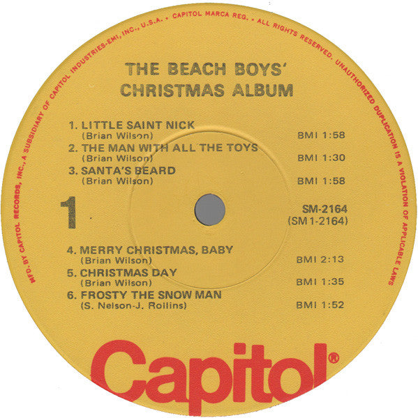 The Beach Boys : The Beach Boys' Christmas Album (LP, Album, RE, Jac)