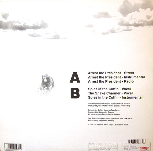 Rawdog - Arrest The President vinyl record, 12" (Very Good Plus (VG+)) | Lulo Records