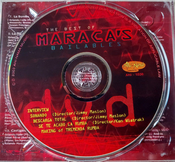 Maraca* : The Best Of Maraca's Bailables (CD, Comp + DVD, Comp)