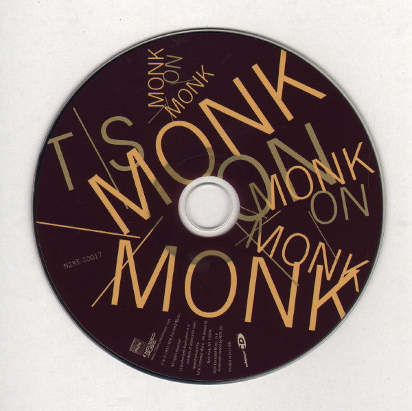 Thelonious Monk Jr. : Monk On Monk (CD, Album, Enh)