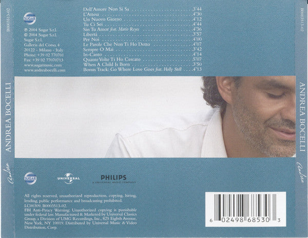 Andrea Bocelli : Andrea (CD, Album)