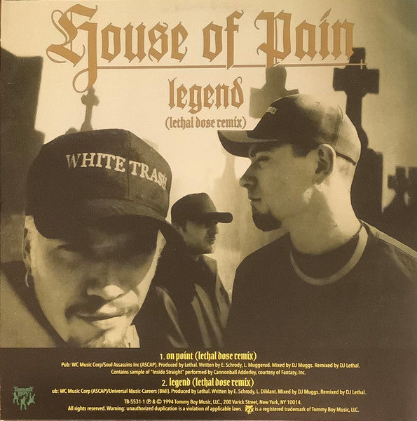 House Of Pain : Same As It Ever Was (LP, Album, RE, RM, Yel + 7", Single, RM, Gre)