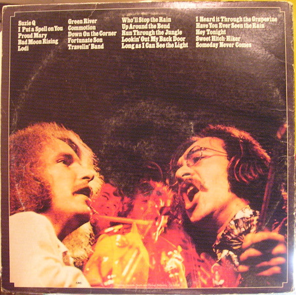 Creedence Clearwater Revival Featuring John Fogerty : Chronicle - The 20 Greatest Hits (2xLP, Comp, Club, RE, CRC)