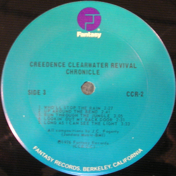 Creedence Clearwater Revival Featuring John Fogerty : Chronicle - The 20 Greatest Hits (2xLP, Comp, Club, RE, CRC)