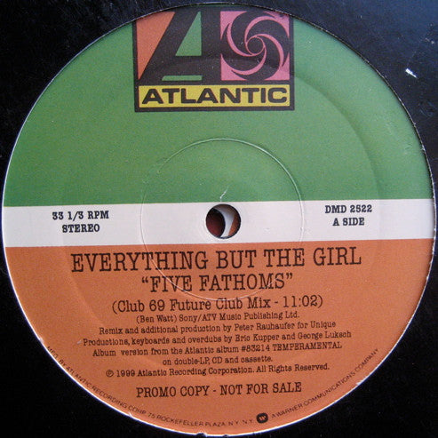 Everything But The Girl : Five Fathoms (2x12", Promo)