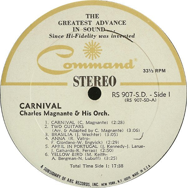 Charles Magnante And His Orchestra : Carnival In Far Away Places (LP, Album)