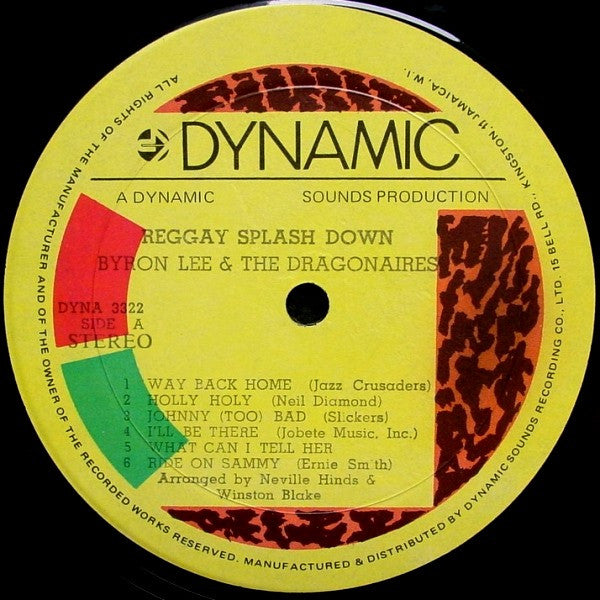Byron Lee And The Dragonaires : Reggay Splash Down! (LP, Album)