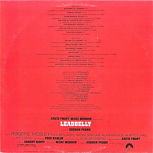 Fred Karlin : Leadbelly (LP, Pit)