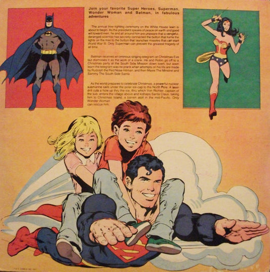 Superman, Wonder Woman (2), Batman (26) : Exciting Christmas Stories (LP, Album)