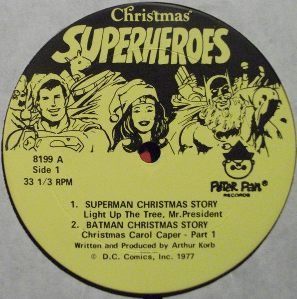 Superman, Wonder Woman (2), Batman (26) : Exciting Christmas Stories (LP, Album)
