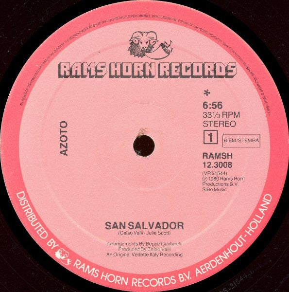 Azoto : San Salvador (12", Single)
