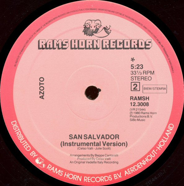 Azoto : San Salvador (12", Single)