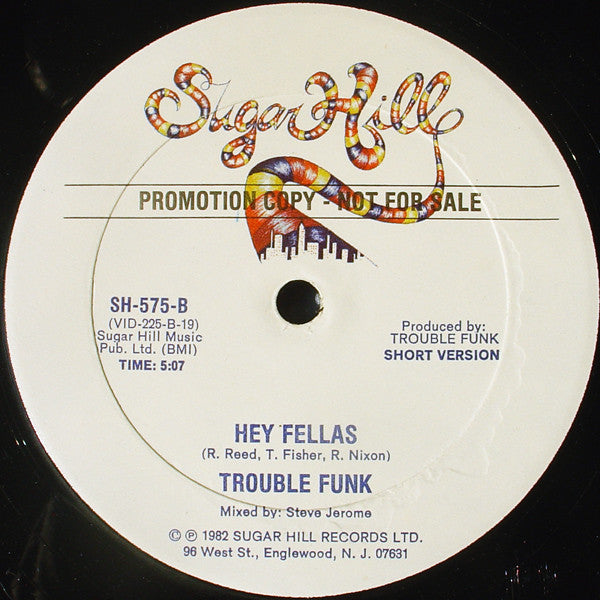 Trouble Funk : Hey Fellas (12", Promo)