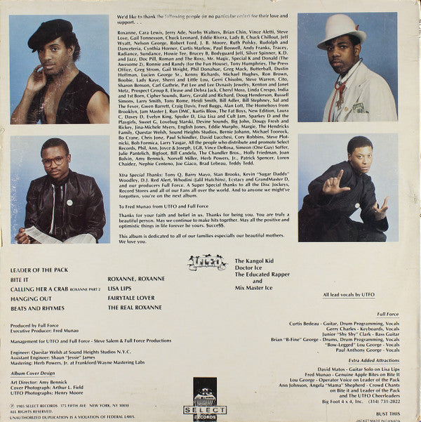 UTFO : UTFO (LP, Album)