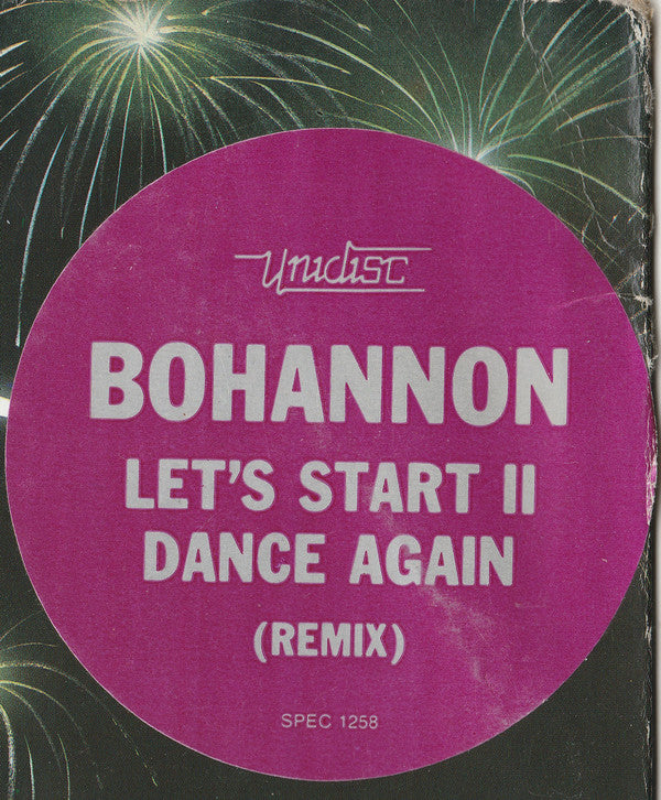 Hamilton Bohannon : Let's Start II Dance Again / Let's Start The Dance (Remix) / Let's Start The Dance III (12", Gre)