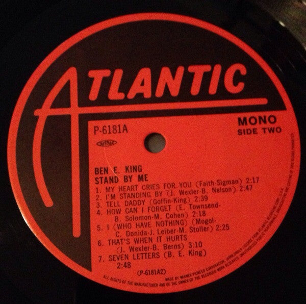 Ben E. King : Stand By Me (LP, Comp, Mono)