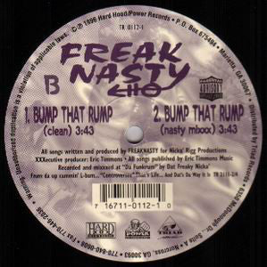 Freak Nasty : Da' Dip / Down Low / Bump That Rump (12")