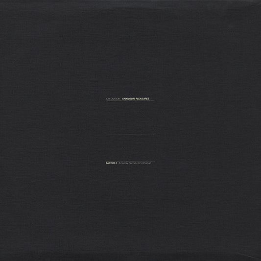 Joy Division - Unknown Pleasures vinyl record, LP (Near Mint (NM or M-)) | Lulo Records