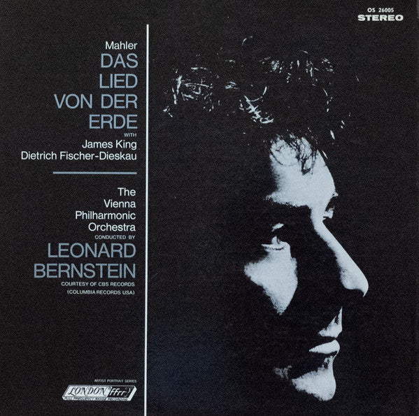 Gustav Mahler With James King (3), Dietrich Fischer-Dieskau, Wiener Philharmoniker Conducted By Leonard Bernstein : Das Lied Von Der Erde (LP, Album, Gat)