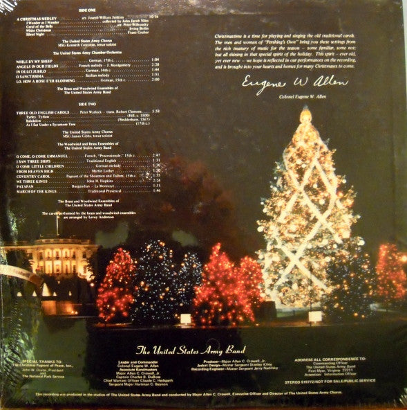 The United States Army Band : Seasons Greetings (LP, Album)