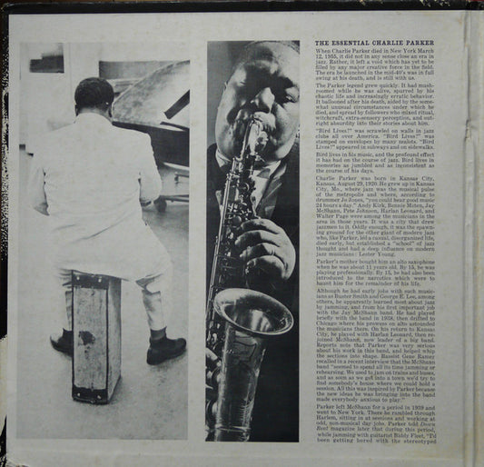 Charlie Parker - The Essential Charlie Parker vinyl record, LP (Very Good (VG)) | Lulo Records