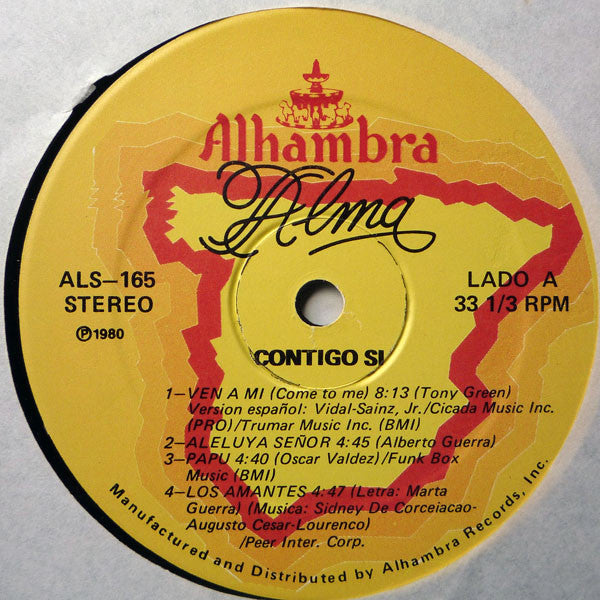 Alma (6) : Contigo Si (LP, Album)