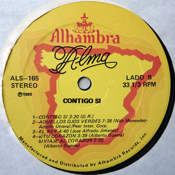 Alma (6) : Contigo Si (LP, Album)