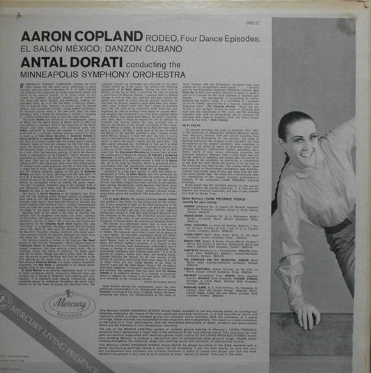 Copland* - Antal Dorati, Minneapolis Symphony Orchestra : Rodeo • El Salon Mexico • Danzon Cubano (LP)