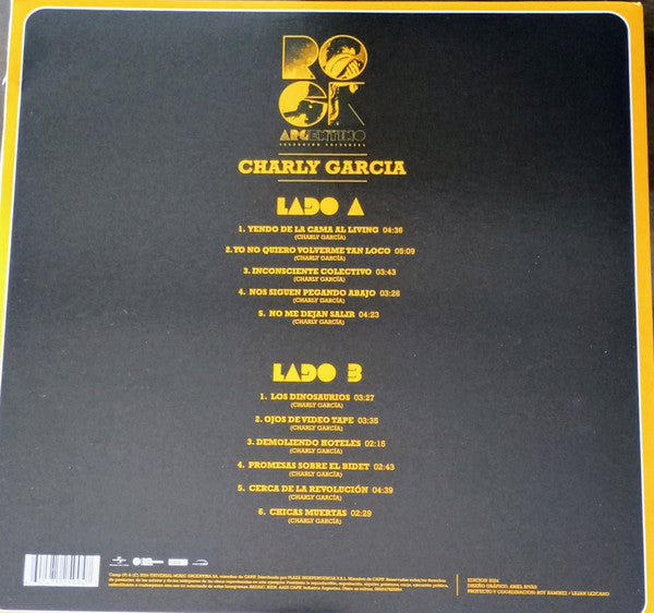 Charly Garcia : Rock Argentino/ Selección Universal/ Charly García (LP, Comp, Yel)