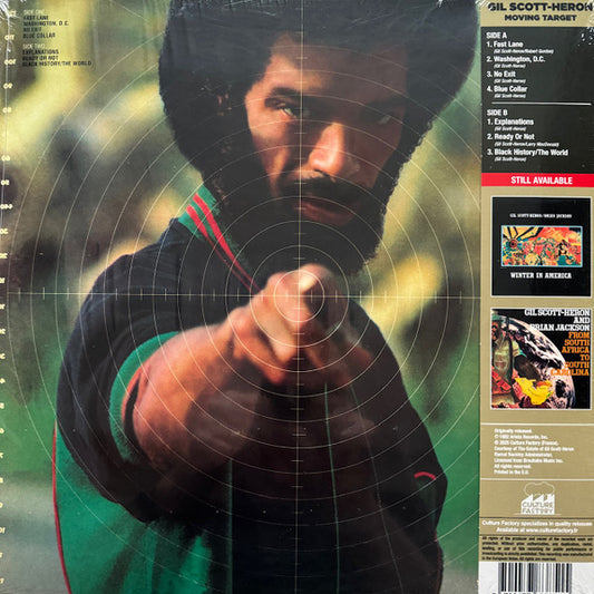 Gil Scott-Heron : Moving Target (LP, Album, RSD, M/Print, RE, Red)