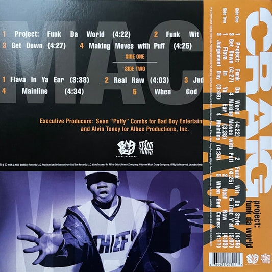 Craig Mack : Project: Funk Da World (LP, Album, RSD, Ltd, RE, Opa)