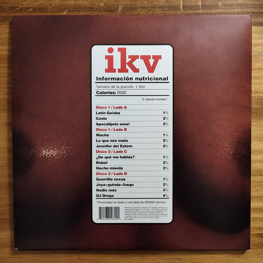 Illya Kuryaki & The Valderramas : Leche (LP, Album, Whi)