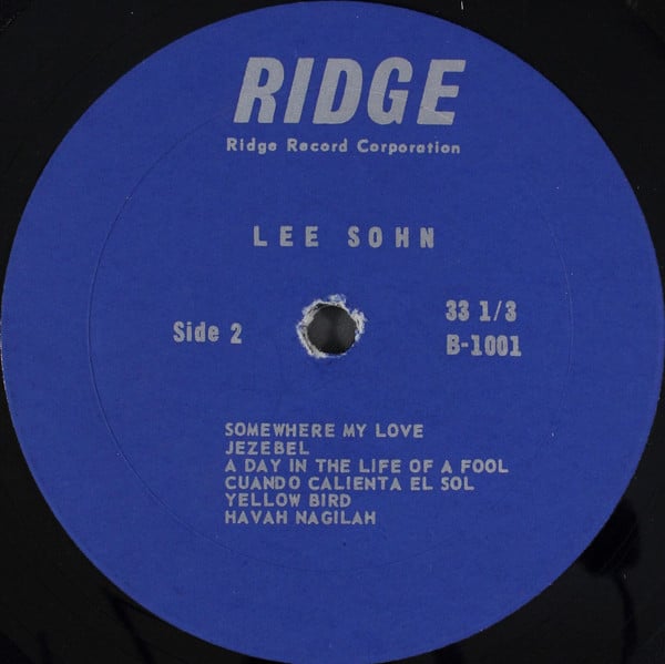 Lee Sohn : Lee Sohn At The Place Pigalle (LP, Mono)